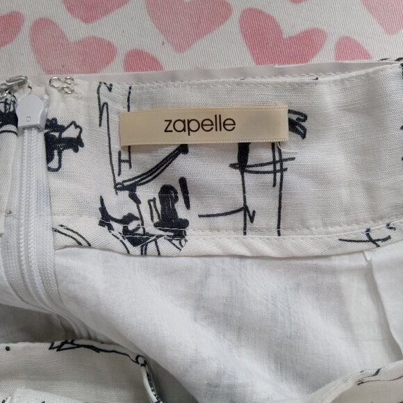 Zapelle Cafe Scene Skirt - Picture 5 of 6